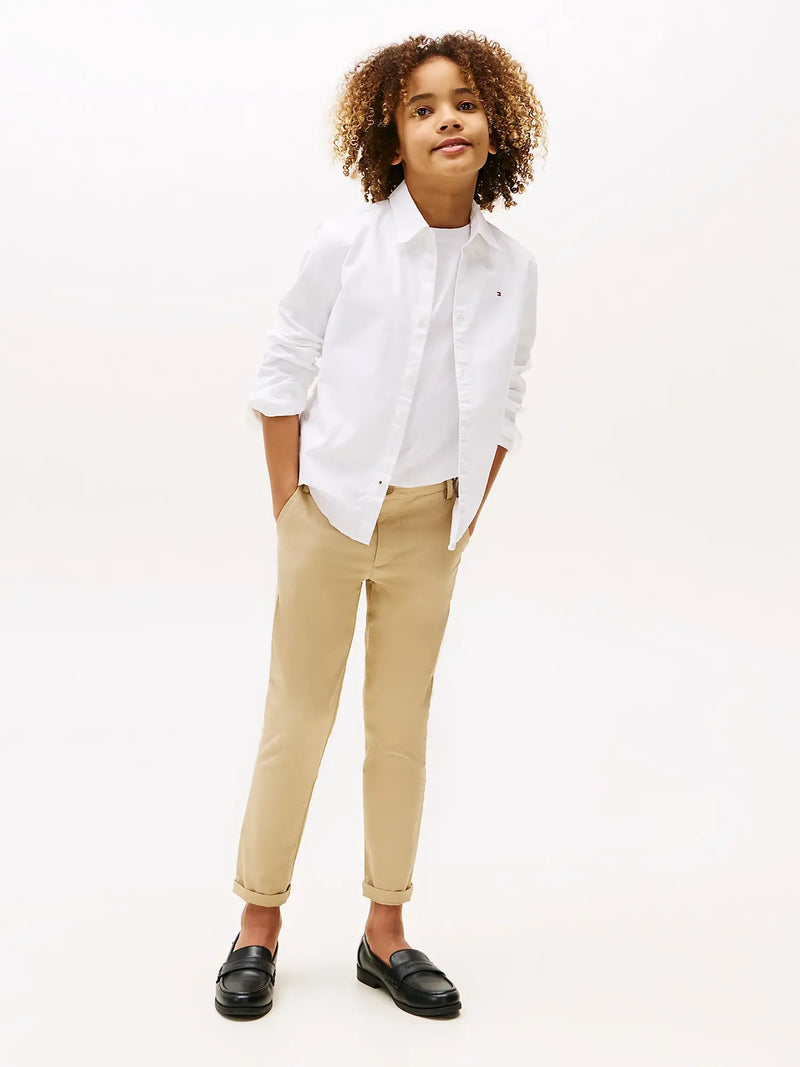 Tommy Hilfiger Stretch Oxford Shirt - White