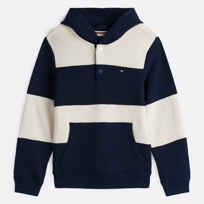 Tommy Hilfiger navy striped hoodie - kb09313.