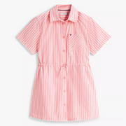 Tommy Hilfiger girl's striped shirt dress - kg09372.