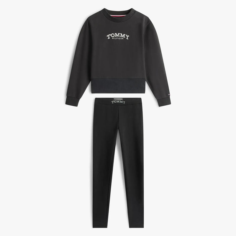 Tommy Hilfiger girl's sweatshirt & leggings - kg09281.
