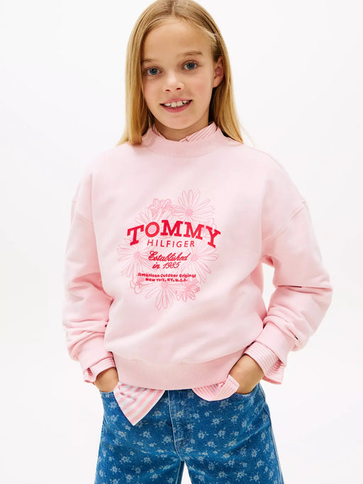 Closer look at the Tommy Hilfiger sweatshirt.