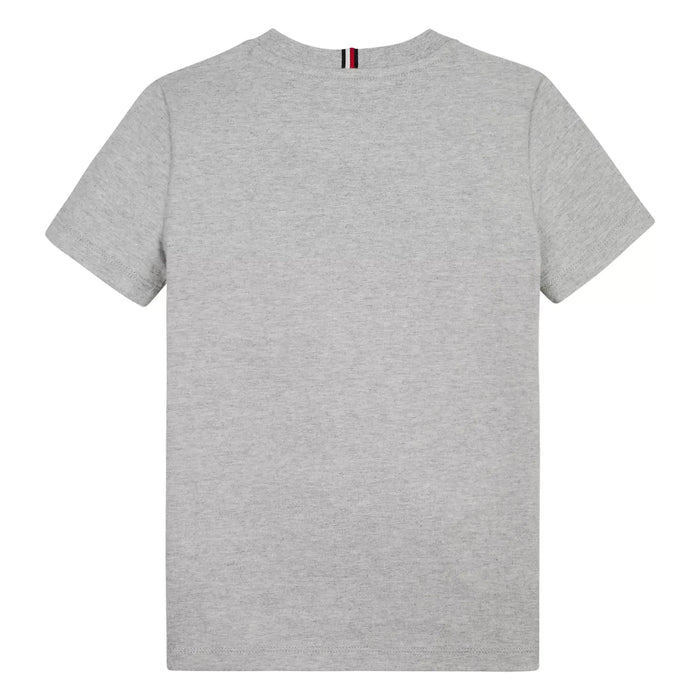 Back of the Tommy Hilfiger grey nyc logo t-shirt.