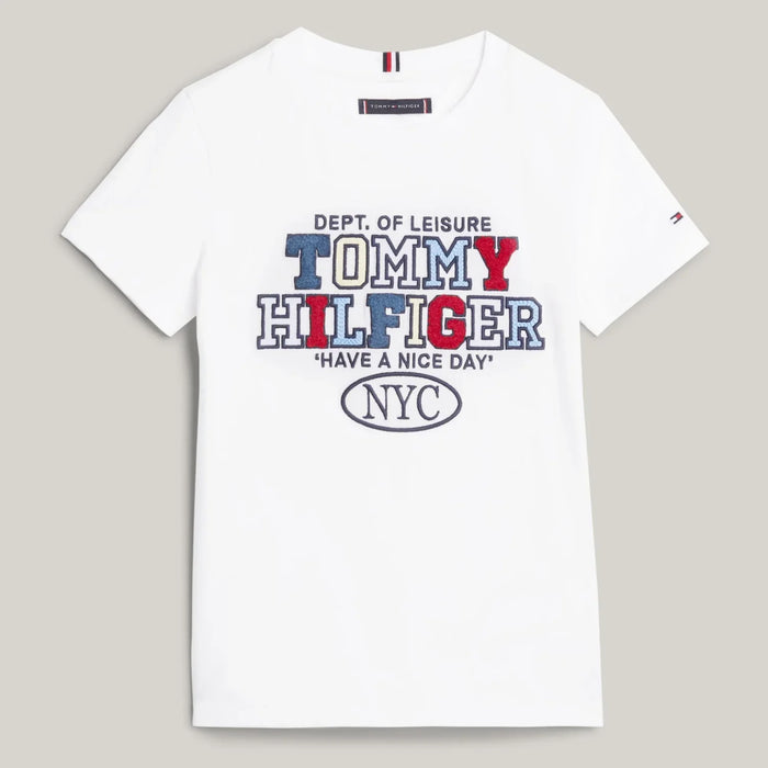 Tommy Hilfiger white nyc logo t-shirt - kb08664.