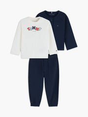 Tommy Hilfiger baby boy's t-shirt set - kn02327.