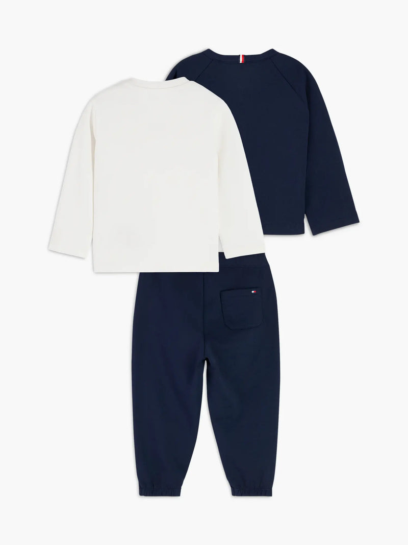 Back of the Tommy Hilfiger t-shirt set.