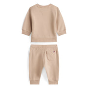 Rear view of the Tommy Hilfiger baby boy's tracksuit.