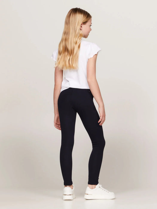 Back view of the Tommy Hilfiger varsity leggings.