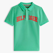 Tommy Hilfiger bahama green varsity polo shirt - kb10231.