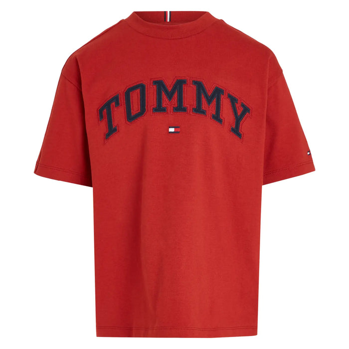 Tommy Hilfiger red varsity t-shirt - kb08666.