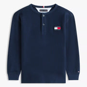 Tommy Hilfiger boy's waffle t-shirt - kb10166.