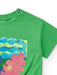 Closer look at the Tuc Tuc floral print t-shirt.