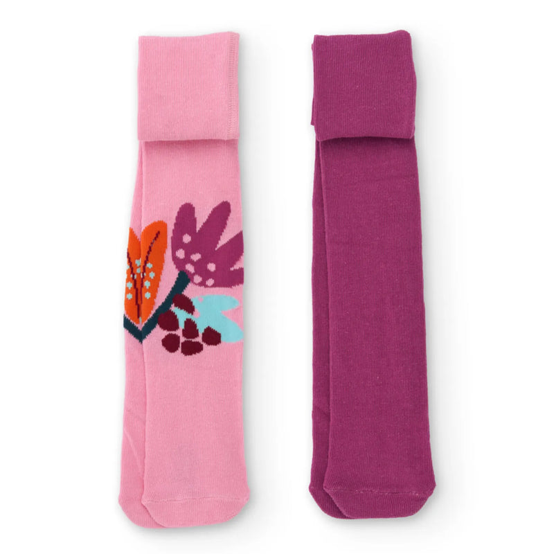 Tuc Tuc pink flower tights set - 11419775.