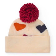 Back of the Tuc Tuc heart bobble hat.