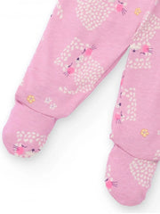 Tuc Tuc leg warmer bottoms with cat pattern.