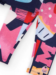 Tuc Tuc girl's navy leggings.