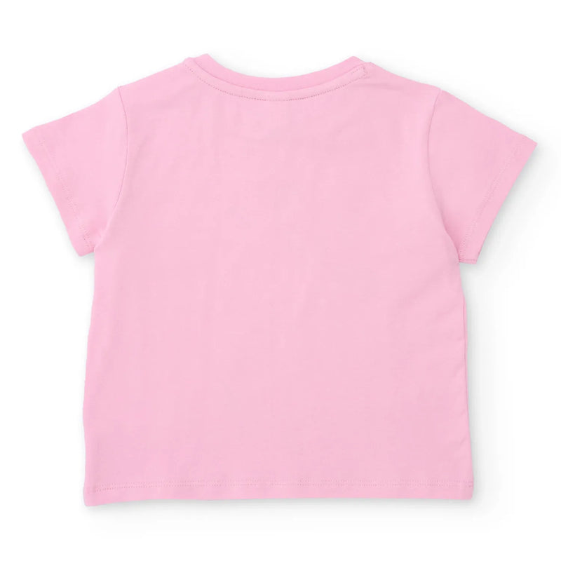 Back of the pink t-shirt.