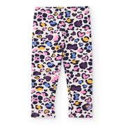 Girl's animal print leggings.