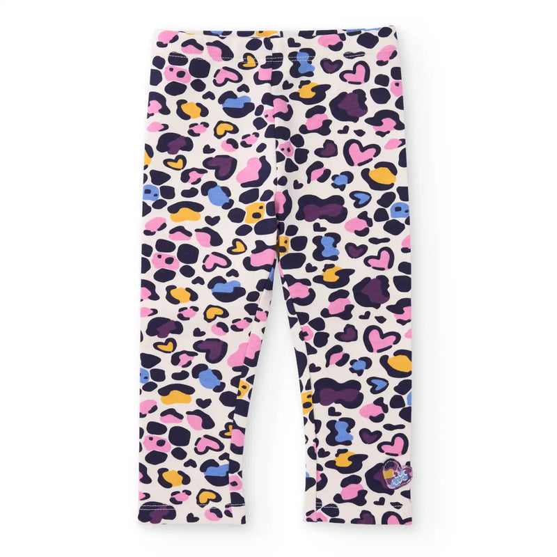 Girl's animal print leggings.