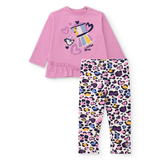 Tuc Tuc leopard print leggings set - 11419993.