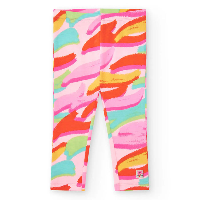 Tuc Tuc pink printed leggings - 11389362.