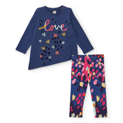 Tuc Tuc girl's printed leggings set - 11399295.