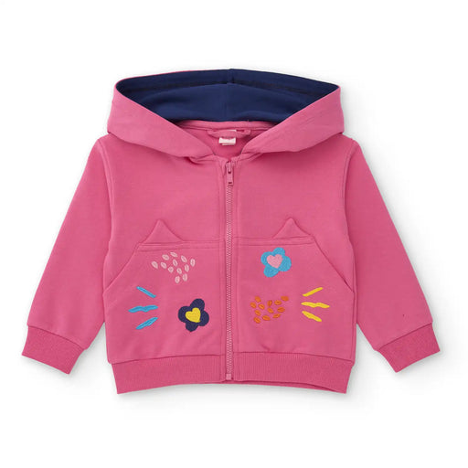 Tuc Tuc girl's zip up hoodie - 11419482.