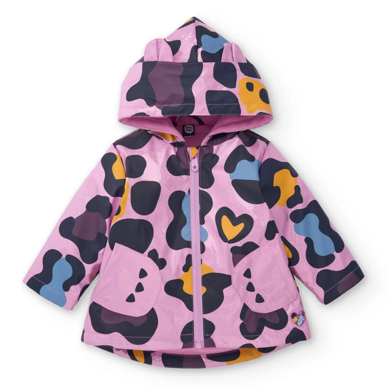 Tuc Tuc pink printed raincoat - 11419995.