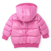 Rear view of the Tuc Tuc girl's puffer jacket.