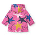 Back of the Tuc Tuc pink star raincoat.