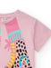 Closer view of the Tuc Tuc roller skate t-shirt.