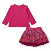 Back of the Tuc Tuc tulle skirt set.