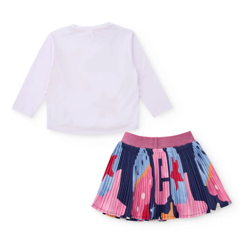 Back of the Tuc Tuc star skirt set.