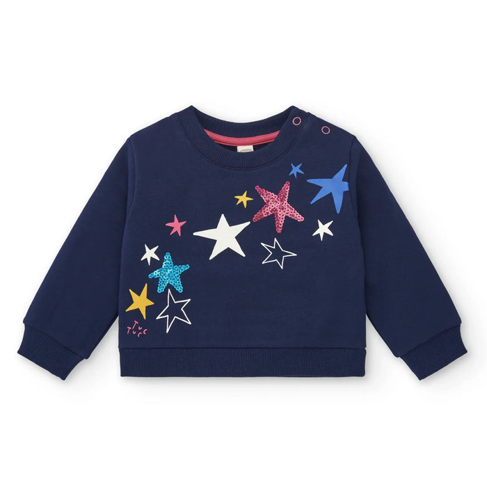 Tuc Tuc navy star sweatshirt.