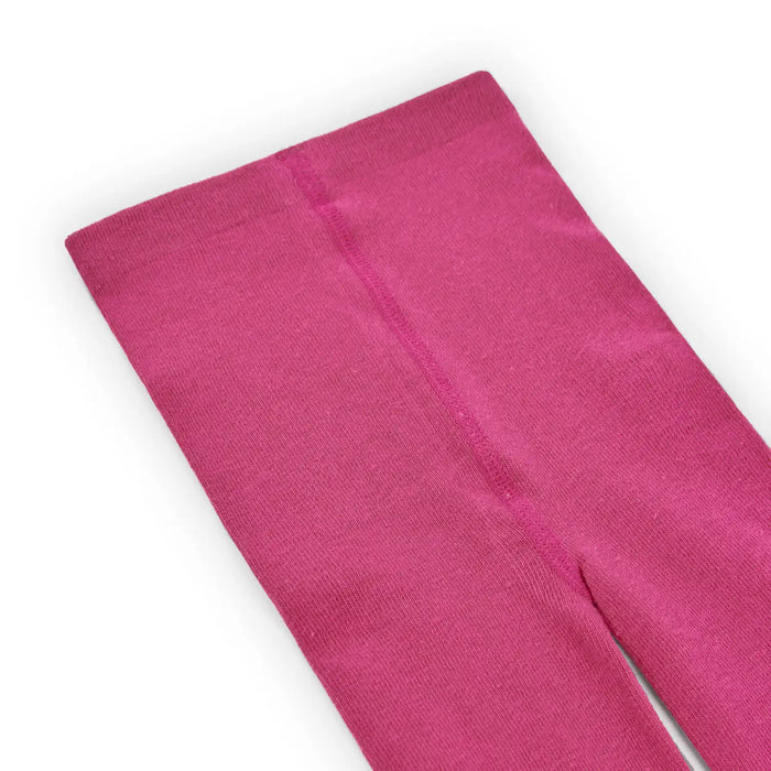 Closer view of the fuchsia pink tights. 