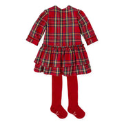 Rear view of the Tutto Piccolo concierto dress & tights.