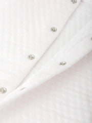 Closer view of the Tutto Piccolo dulce babygrow.