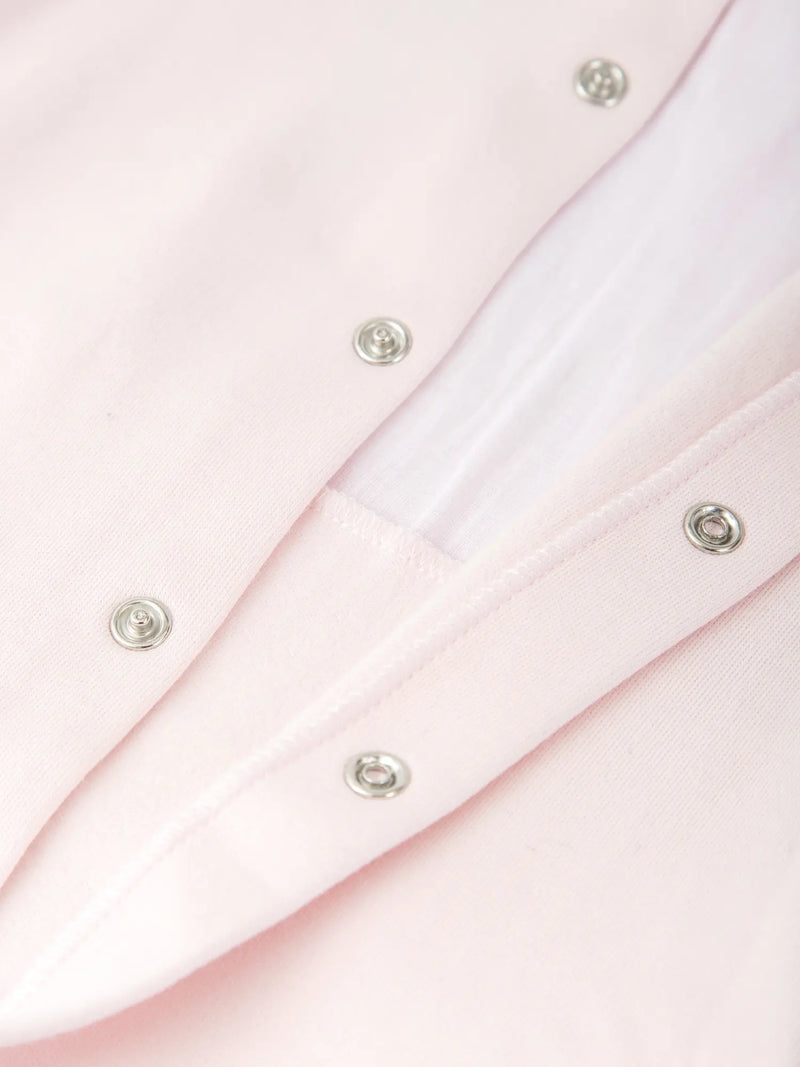 Closer look at the Tutto Piccolo vida babygrow.