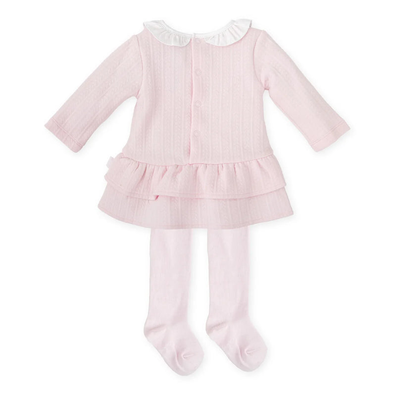 Back of the Tutto Piccolo vida dress & tights.