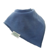 Ziggle blue bandana bib.