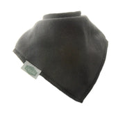 Ziggle dark grey bandana bib.