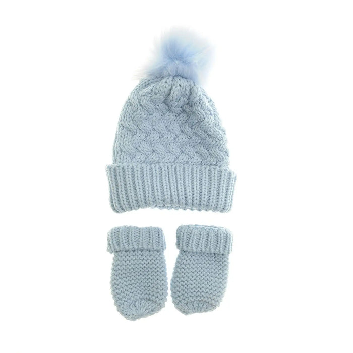 Ziggle Bobble Hat & Mittens