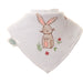 Ziggle white bunny bib.