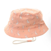 Ziggle pink bunnies sun hat - hat4464.