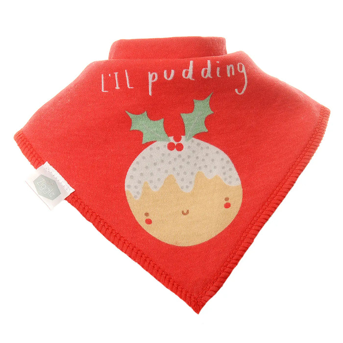 Ziggle Christmas Reds Bib Set - Pack 4