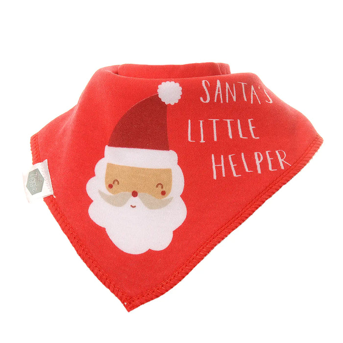 Ziggle Christmas Reds Bib Set - Pack 4