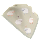 Ziggle sheep print bib.