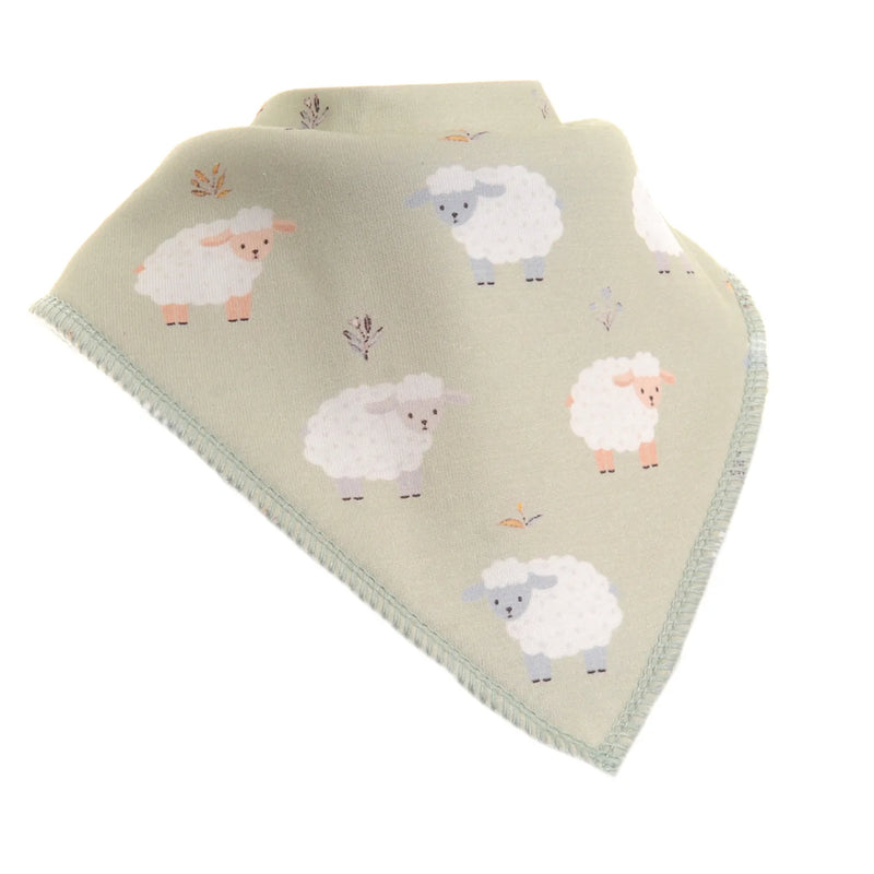 Ziggle sheep print bib.