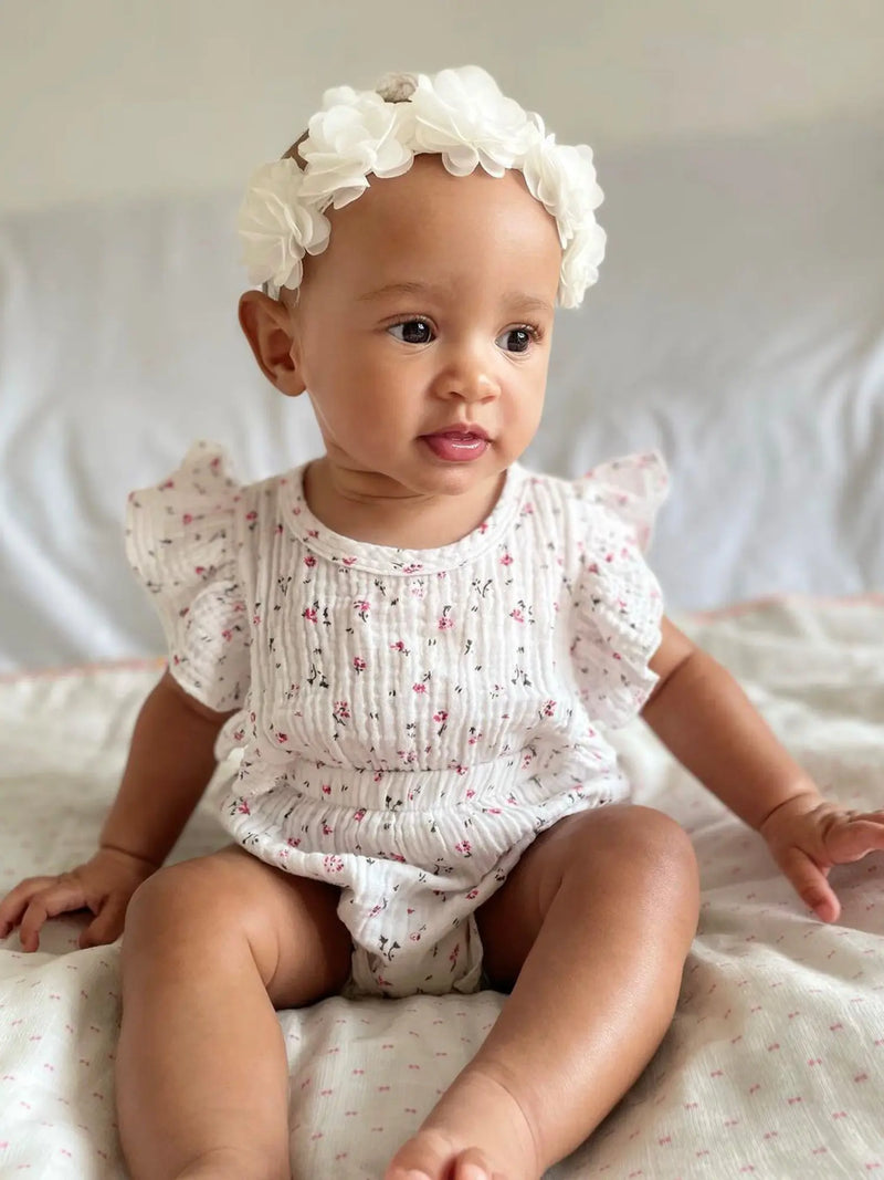 Ziggle Flowers & Lace Headband