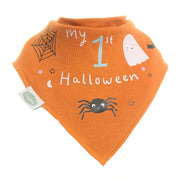 Ziggle orange my 1st halloween bib - fun0405.