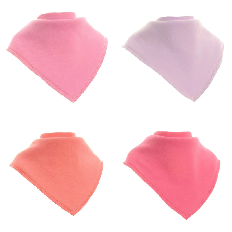Ziggle girl's pink orchid petals bib set - fun5997.
